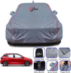 GARREGE Car Cover For Hyundai Grand i10 Nios (With Mirror Pockets)