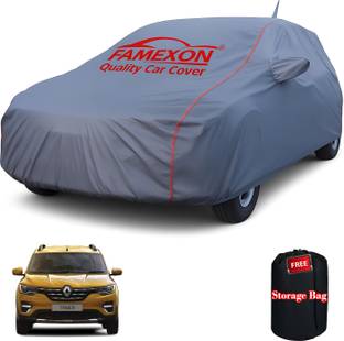 FAMEXON Car Cover For Renault Triber, Triber RXE, Triber RXT Petrol (With Mirror Pockets)