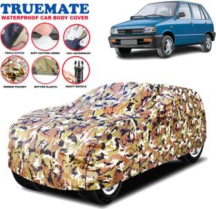 Truemate Car Cover For Maruti Suzuki 800, 800 AC BSII, 800 AC BSIII, 800 AC LPG, 800 AC Uniq, 800 DUO AC LPG, 800 DUO Std LPG, 800 DX, 800 DX 5 Speed, 800 DX BSII, 800 EX, 800 EX 5 Speed, 800 EX BSII, 800 MPFI 4 SPEED TIII, 800 MPFI 4SPEED TI, 800 MPFI 5 SPEED TYPEII, 800 Std, 800 Std BSII, 800 Std BSIII, 800 Std MPFi, 800 Std. LPG, 800 Uniq (With Mirror Pockets)