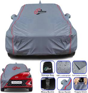 GARREGE Car Cover For Hyundai Grand i10 Nios, Grand i10 Asta Option (With Mirror Pockets)