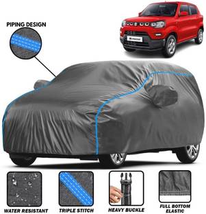 BOTAUTO Car Cover For Maruti Suzuki S-Presso, S-Presso Lxi, S-Presso VXI Petrol (With Mirror Pockets)