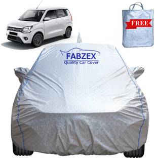 FABZEX Car Cover For Maruti Suzuki Wagon R, Wagon R 1.0, Wagon R AMT VXI, Wagon R CNG LXI, Wagon R LXI Opt Petrol, Wagon R VXI AMT Petrol, Wagon R Stingray LXI (With Mirror Pockets)