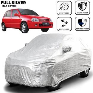 Delphinium Car Cover For Maruti Suzuki Zen, Zen 0.8L, Universal For Car (With Mirror Pockets)