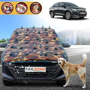TAXZONE Car Cover For Honda Amaze, Amaze (With Mirror Pockets)