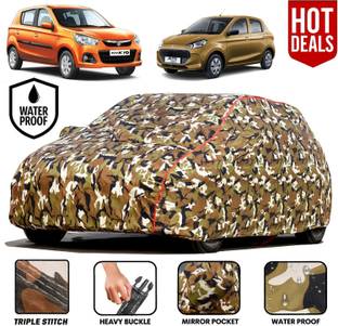 DRINAY Car Cover For Maruti Suzuki Alto K10 (With Mirror Pockets)