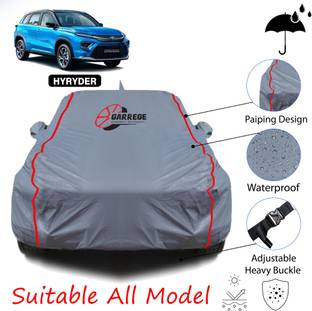 GARREGE Car Cover For Toyota Urban Cruiser Hyryder (With Mirror Pockets)