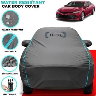 LE PRA Car Cover For Toyota Camry, Camry 2.2, Camry 2.4i, Camry 2.5 G, Camry 2.5L, Camry ACV 30, Camry AT, Camry Hybrid, Camry Hybrid 2.5 Petrol (With Mirror Pockets)