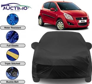 AUCTIMO Car Cover For Maruti Suzuki Ritz (With Mirror Pockets)