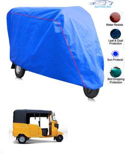 AUTOCAD Car Cover For Bajaj Universal For Autorickshaw (Without Mirror Pockets)