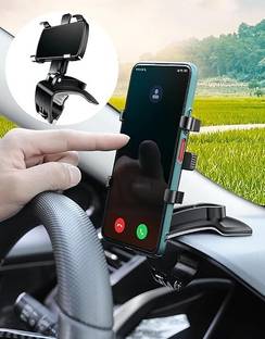 MODERNEHUB Car Mobile Holder for Clip, Dashboard, Steering