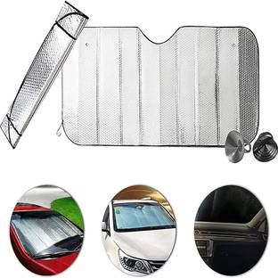 AUTO PEARL Car Windshield 5 Layer Sun Shade Front Window Sunshade Car Windshield 5 Layer Sun Shade Front Window Sunshade Car Dashboard Cover
