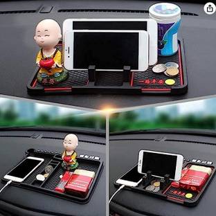 PRARIKSH UNICORN Phone Holder Phone Pad with Temporary Car Parking Number Car Dashboard Cover