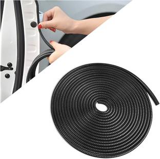 GONAMA Car Door Protector Edge GuardS Universal Rubber Seal U Shape Car Door Protection Matte, Glossy, Chrome Universal For Car Universal For Car Front Garnish
