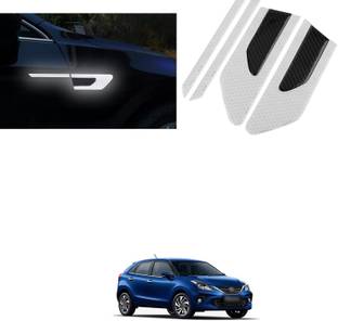 PRTEK Car Side Reflective Stickers Side Marker Universal Safety Warning forGlanza Matte, Glossy, Chrome Toyota Universal For Car Side Garnish