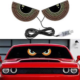 Cloudsale Devil Eyes For Car, Trucks Windows Windshield, Car Décor LED Smart Strobe Light Car Fancy Lights