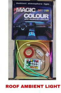 CARMOD Car Roof & Dashboard Ambient Light,App+Remote,USB Atmosphere Light(Multicolor) Car Fancy Lights