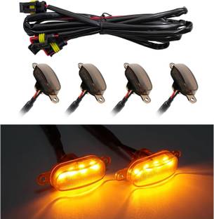 CARMAZE Car Grill light universal for car LED Grille Lights Yellow Car Fancy Lights