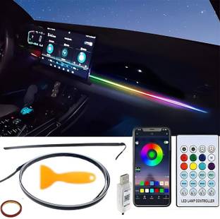 AUTOELITE Car USB 110cm k4 app control Ambient Light Dashboard Symphony remote control+App Car Fancy Lights