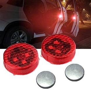 JMD GLOBAL SALES Car Door LED Warning Light Bulb Red Dash Emergency Strobe Safety Lights for Trucks Vehicles -Universal Car Fancy Lights