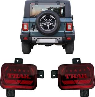 SORAX Bumper Reflector Led Compatible for Thar 2021 Type E With Matrix indicator Car Fancy Lights