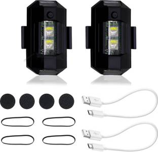 FABTEC Drone Signal Warning Light for Car/Bike/Bicycle Bike Helmet with Different Light Car Fancy Lights