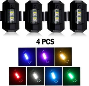 FABTEC Drone Signal Warning Led Light for Car/Bike/Bicycle Bike Helmet Car Fancy Lights