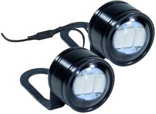 Flipkart SmartBuy Motorcycle Mirror Mount Led Flash Strobe Light, Eagle Eye LED Strobe DRL Lights Car Fancy Lights