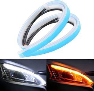 CCE 60 CM Flexible White DRL Light For all Cars & Bikes Car Fancy Lights Car Fancy Lights