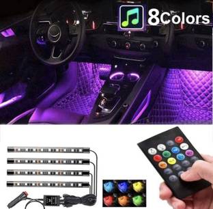 Auto Emporium Atmosphere Lights Car LED Strip Light 4pcs 48 LED Car Fancy Lights