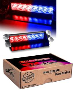 WolkomHome Police Cop Light Auto Strobe Warning Light Flashing Lights Car Fancy Lights