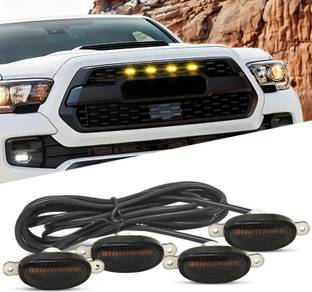 FABTEC Universal 4 X 4 Daytime Runing Light Led Car Grill Stylesh Car/Truck/SUV Car Fancy Lights