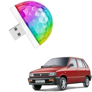 SPREADX Car USB Disco Magic LED Interior Flash Light for Maruti 800 Car Fancy Lights