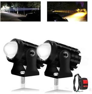 FABTEC Mini Driving High Power Projector Light Led Car Fog Light for Cars/Bikes/Scooty Car Fancy Lights