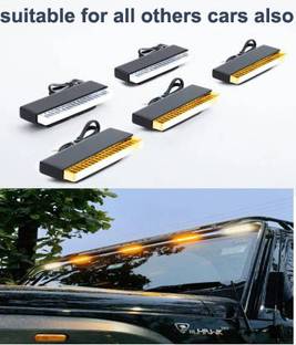 Bubu Stylish Your Car with UFO Led Roof Marker Lights for Thar & other all Cars Car Fancy Lights