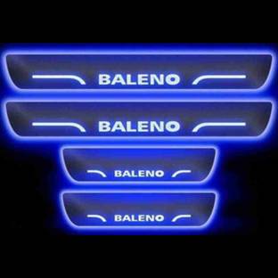 AR Accessories Baleno Car Sill Plate , Car Foot Step Light For Baleno ( Blue ) Car Fancy Lights