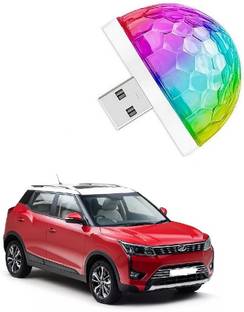 SPREADX Car USB Disco Magic LED Interior Flash Light for Mahindra XUV-300 Car Fancy Lights