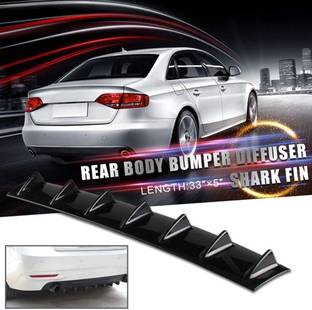 AUTO MT Universal Shark Fin Bumper Diffuser Car Bumper Kit Car ModifiCATION Spring Leaf