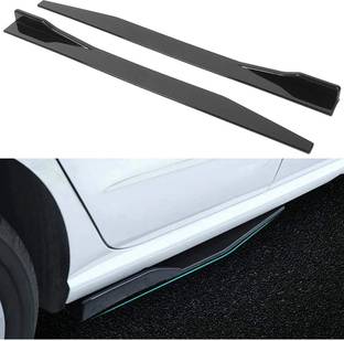 Auto MT skirting. 120cm Side Splitter CAR 2PCS Wing Diffuser Black Styling Side Skirt Car Flywheel