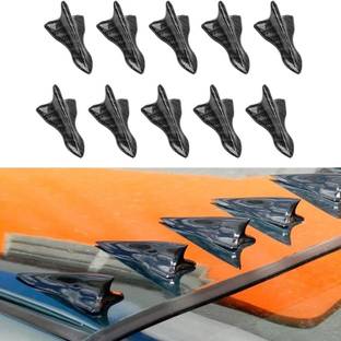 Auto MT 10PC Carbon-Shark FIN, Style-2 Air Vortex Generator Diffuser Spoiler for Roof. Car Spoiler