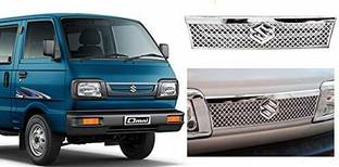 Autxin Front Grill Chrome Cover Suitable With Omni /Ven set 1pc Chrome Maruti 1 Series Side Garnish