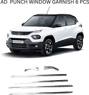 Ad chrome PUNCH 2023 WINDOW GARNISH Chrome Tata Punto Sport Side Garnish