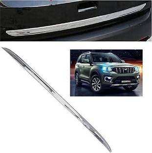 After cars Chrome Dicky Garnish Patti For Mahindra Scorpio N Chrome Mahindra Scorpio Rear Garnish