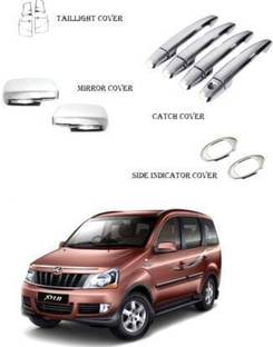 CARJUNCTION Exterior Chrome Accessories Combo Kit Compatible with Xylo Chrome MAHINDRA Xylo Front Garnish