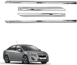 CARSHADE Full chrome side beading Moulding Compatible for All model Chrome Chevrolet Cruze Side Garnish