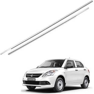 DriveStylish Car Window Lower Garnish Frame Kit Maruti Suzuki Swift Dzire 2012-2016 Chrome NA NA Side Garnish