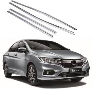 jagankirpa Chrome Lower Window Garnish Trims model 2018-2019 Chrome Honda City Side Garnish