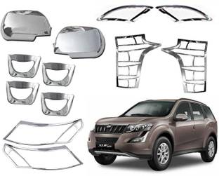 RKD Chrome Accessories Combo Kit Compatible with XUV 500 Type 1 & 2(2011-2017) 12Pcs Chrome MAHINDRA XUV Side Garnish