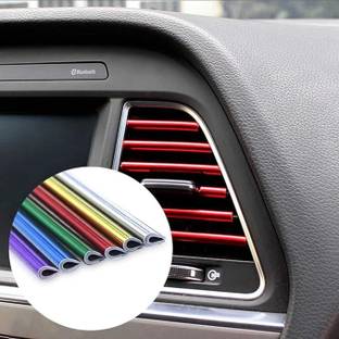 PMB SALES CAR AC VENT STRIP 10PCS SET Glossy Universal For Car Universal For Car Front Garnish