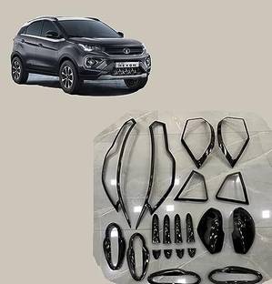 STARX Exterior Black Chrome Combo Accessories Kit for Tata Nexon (2020 - Present)-014 Chrome Tata Nexon Rear Garnish