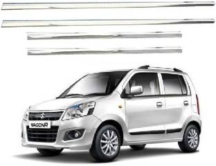 AutoZeal Lower Window Garnish (Chrome) Set of 4 For Maruti Old Wagonr All Model Chrome Maruti Wagon R ABS Side Garnish